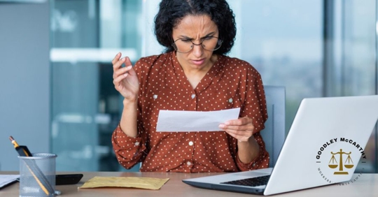 employee looking at wage